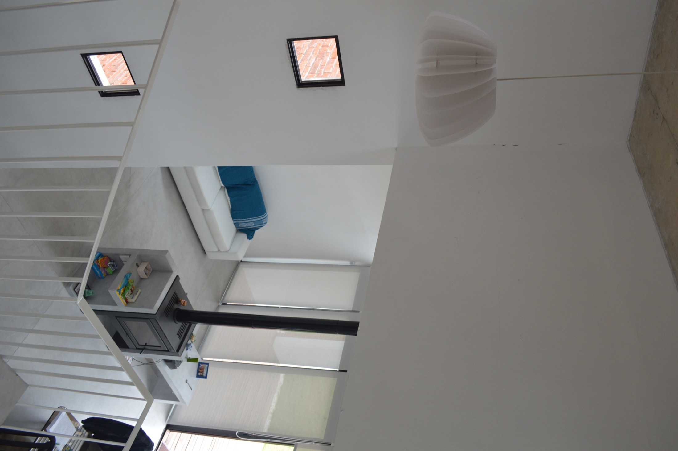 Espacio social de Casa A visto desde la planta alta