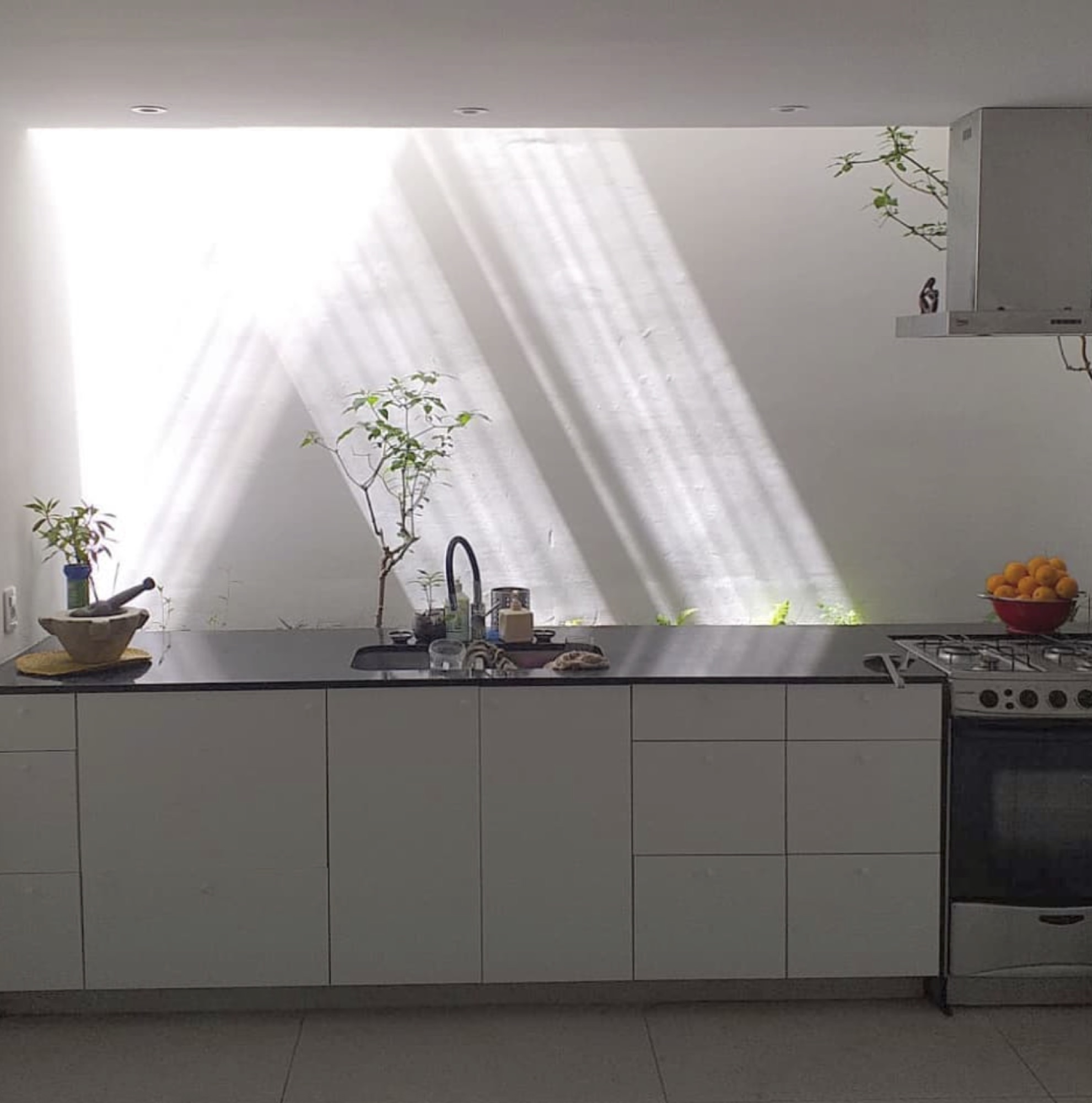 Luz natural dentro de Casa Maga
